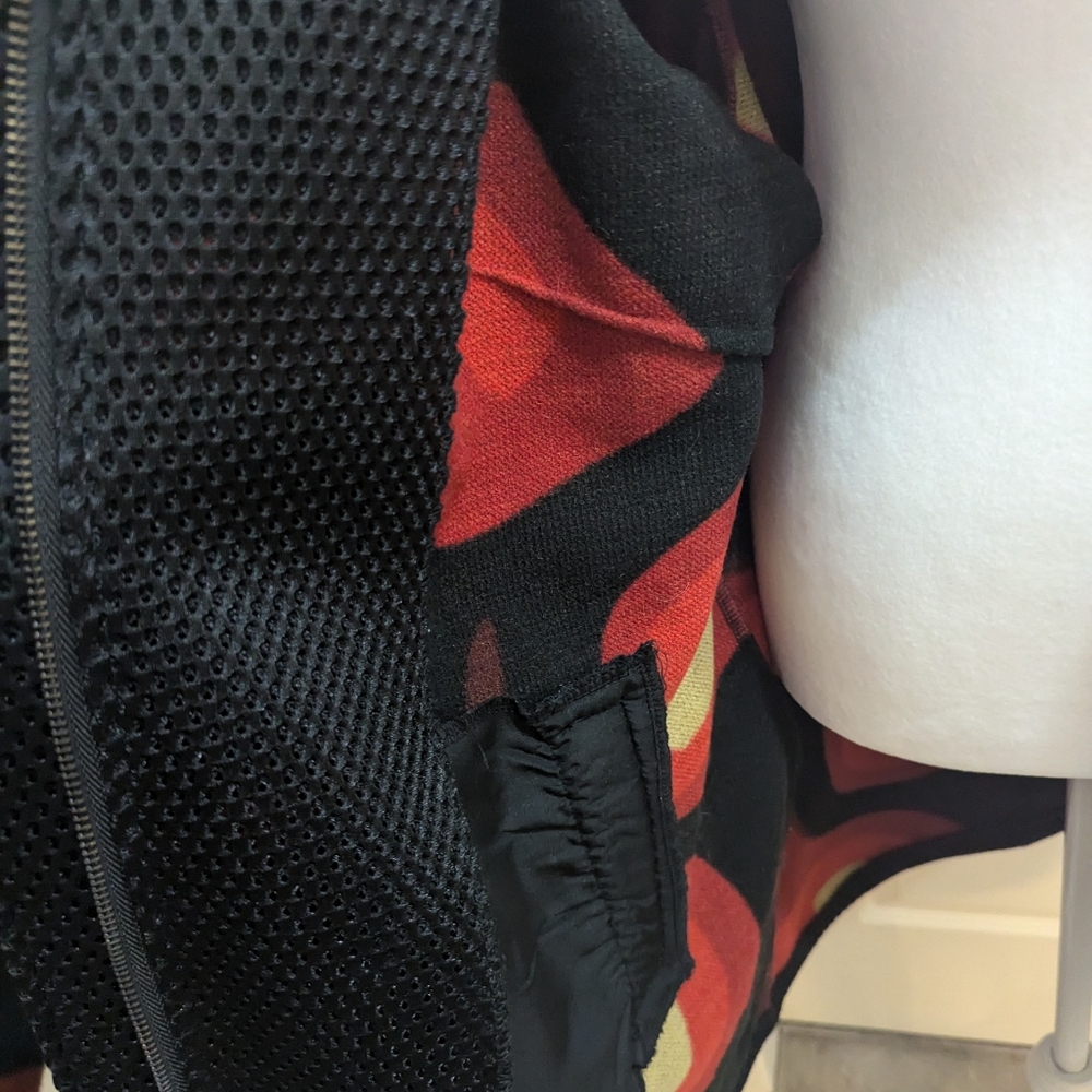 Unique multi colored hooded coat - Picture 7 of 9